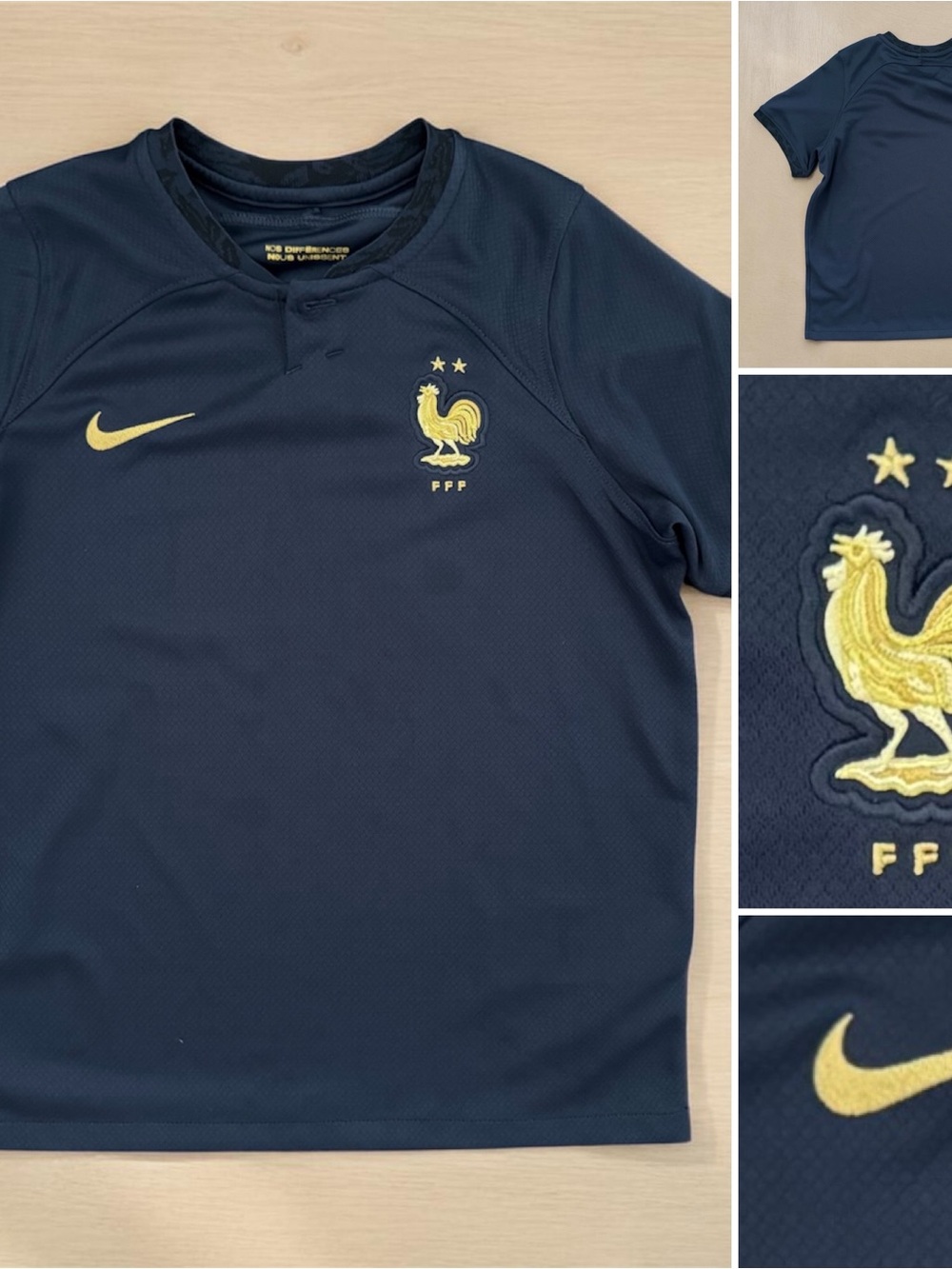 Nike France National Team 2022 World Cup Home Jersey FFF Soccer Shirt  Youth XL